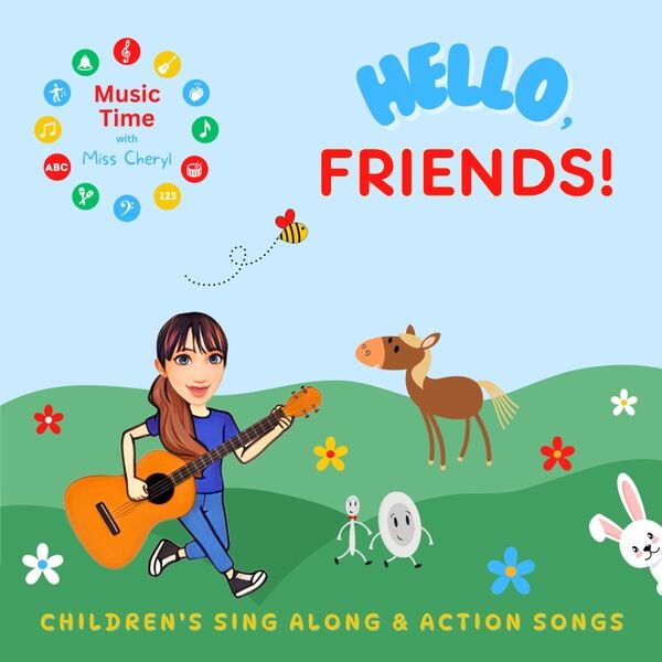 Cover art for Hello, Friends! Children's Sing Along & Action Songs